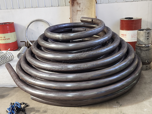 ?114×4mm厚 蚊香封頭盤(pán)管加工